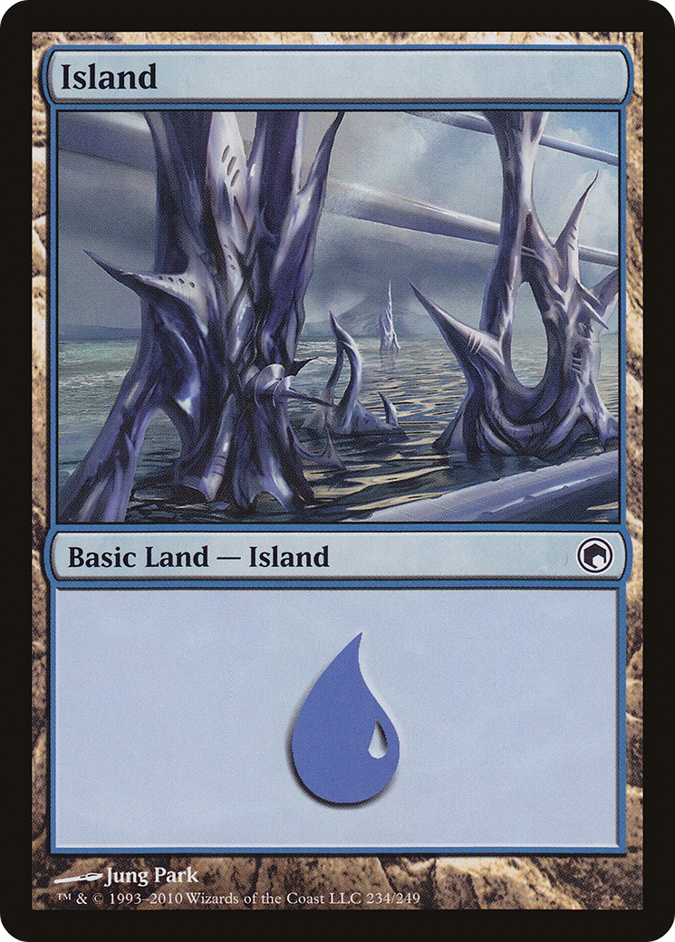 Island (SOM-234) - Scars of Mirrodin