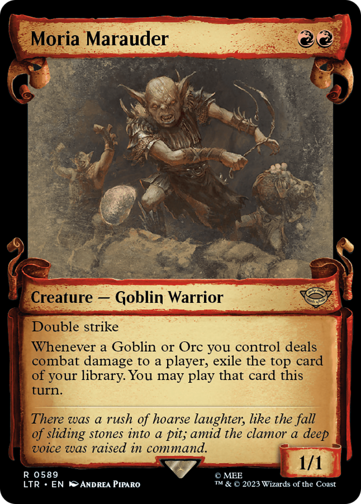 Moria Marauder (LTR-589) - The Lord of the Rings: Tales of Middle-earth: (Showcase) Foil
