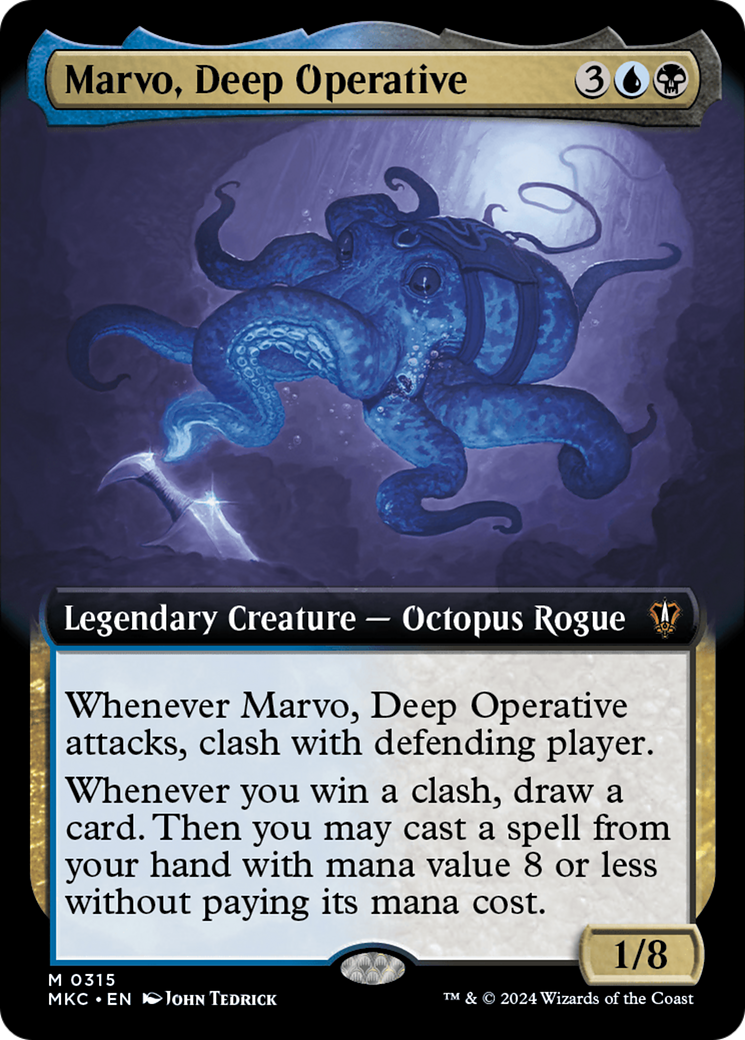 Marvo, Deep Operative (MKC-315) - Murders at Karlov Manor Commander: (Extended Art) Foil