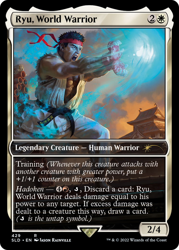 Vikya, Scorching Stalwart (SLD-429) - Secret Lair Drop / Ryu, World Warrior Foil