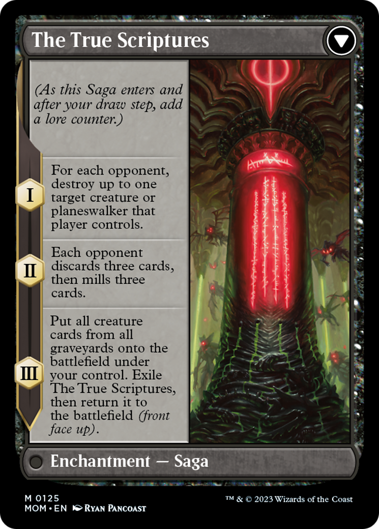 Sheoldred // The True Scriptures (MOM-125) - March of the Machine Foil