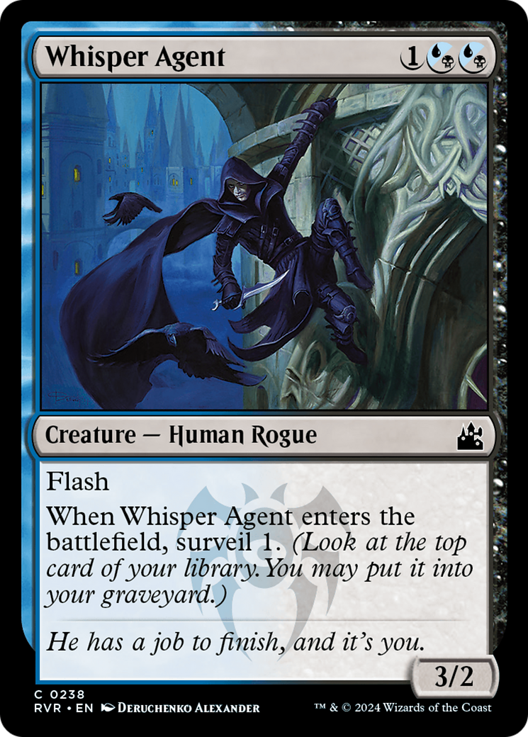 Whisper Agent (RVR-238) - Ravnica Remastered Foil