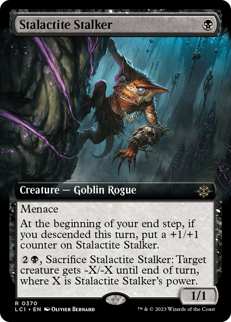 Stalactite Stalker (LCI-370) - The Lost Caverns of Ixalan: (Extended Art)