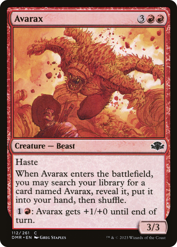 Avarax (DMR-112) - Dominaria Remastered Foil