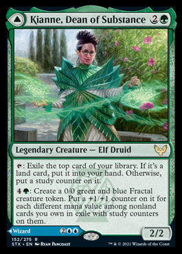 Kianne, Dean of Substance // Imbraham, Dean of Theory (STX-152) - Strixhaven: School of Mages Foil