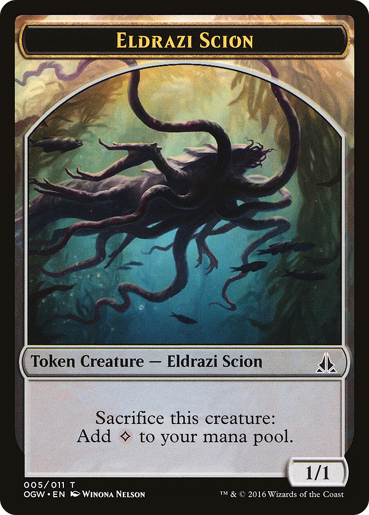 Eldrazi Scion (OGW-005) - Oath of the Gatewatch Tokens