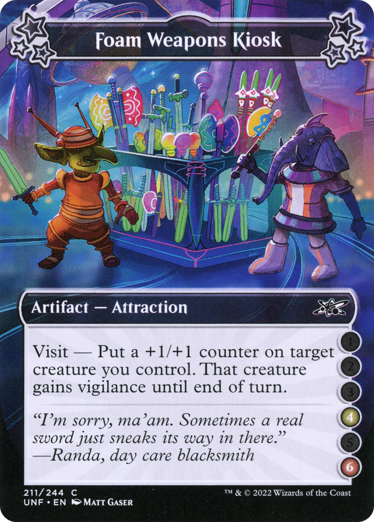 Foam Weapons Kiosk (UNF-211) - Unfinity Foil