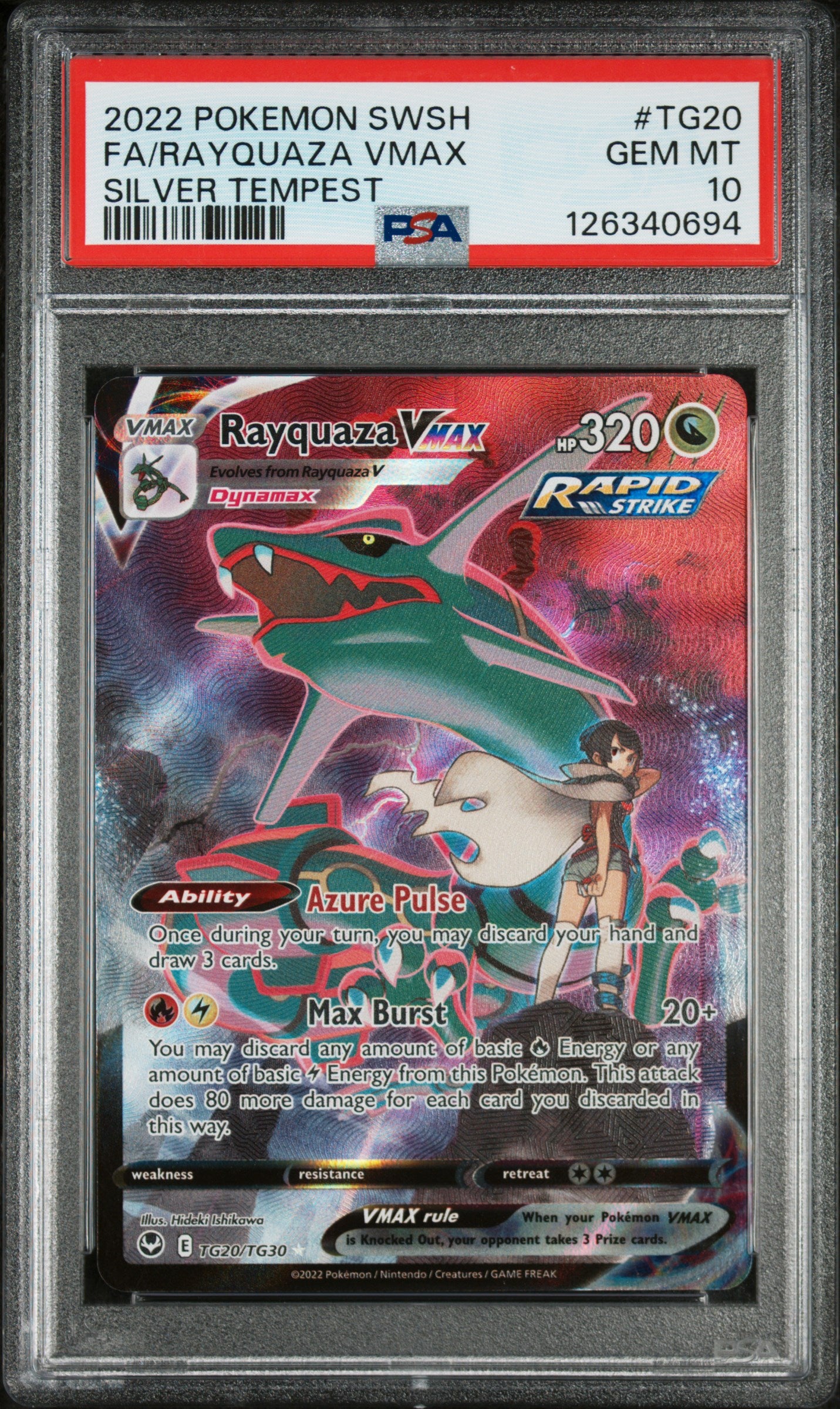 天空のレックウザ PSA 10 PSA 10 日本のレックウザGX (TAG TEAM GX ALL STARS) – RipZ