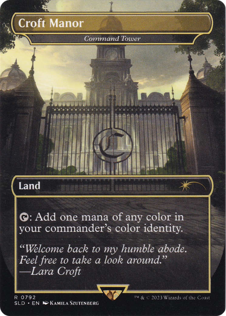 Command Tower (SLD-792) - Secret Lair Drop / Croft Manor (Borderless)