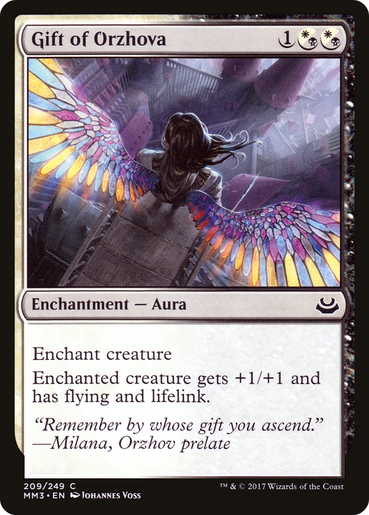 Gift of Orzhova (MM3-209) - Modern Masters 2017 Foil