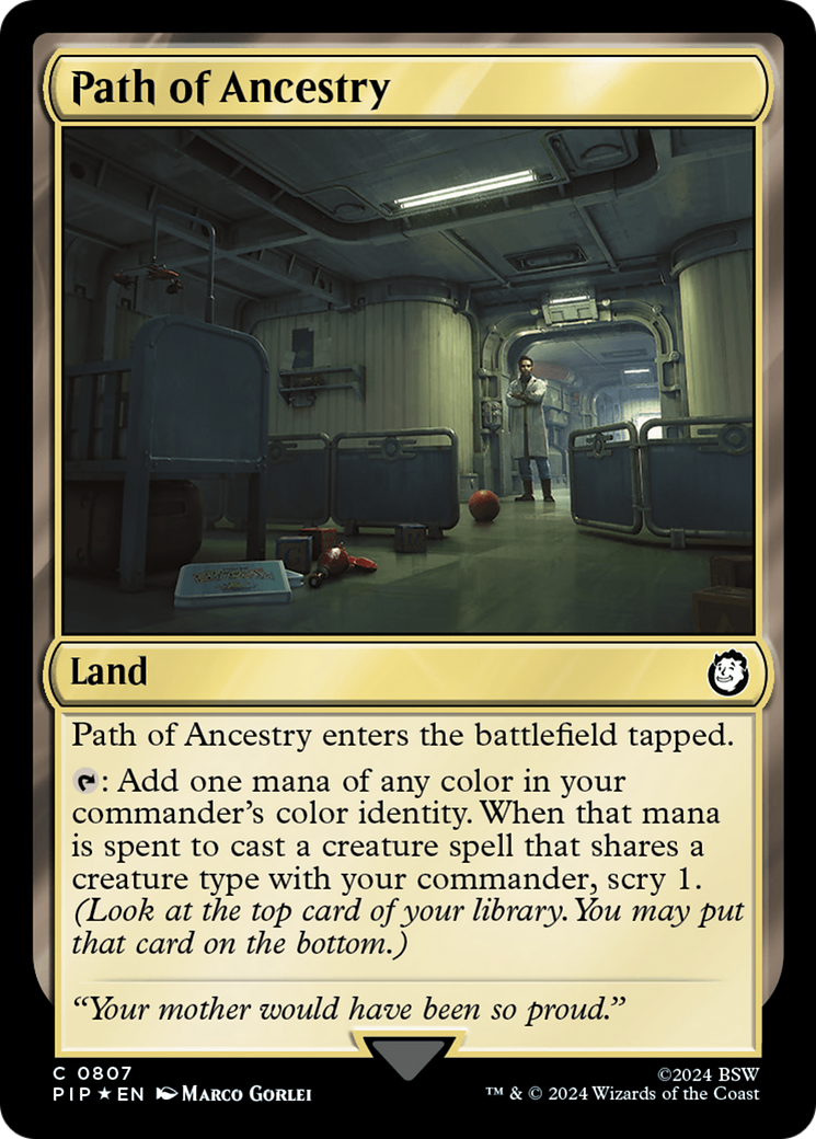 Path of Ancestry (PIP-807) - Fallout Foil