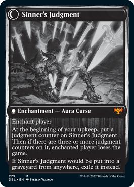 Faithbound Judge // Sinner's Judgment (DBL-279) - Innistrad: Double Feature: (Double Faced Transform) Foil
