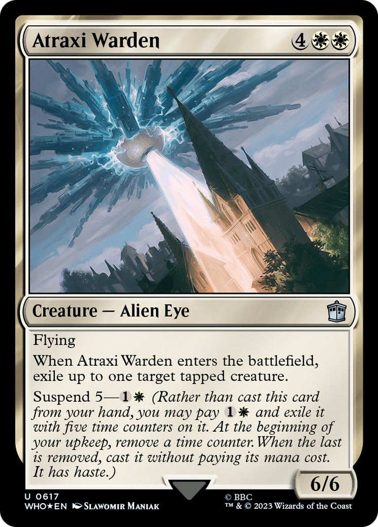 Atraxi Warden (WHO-617) - Doctor Who Foil