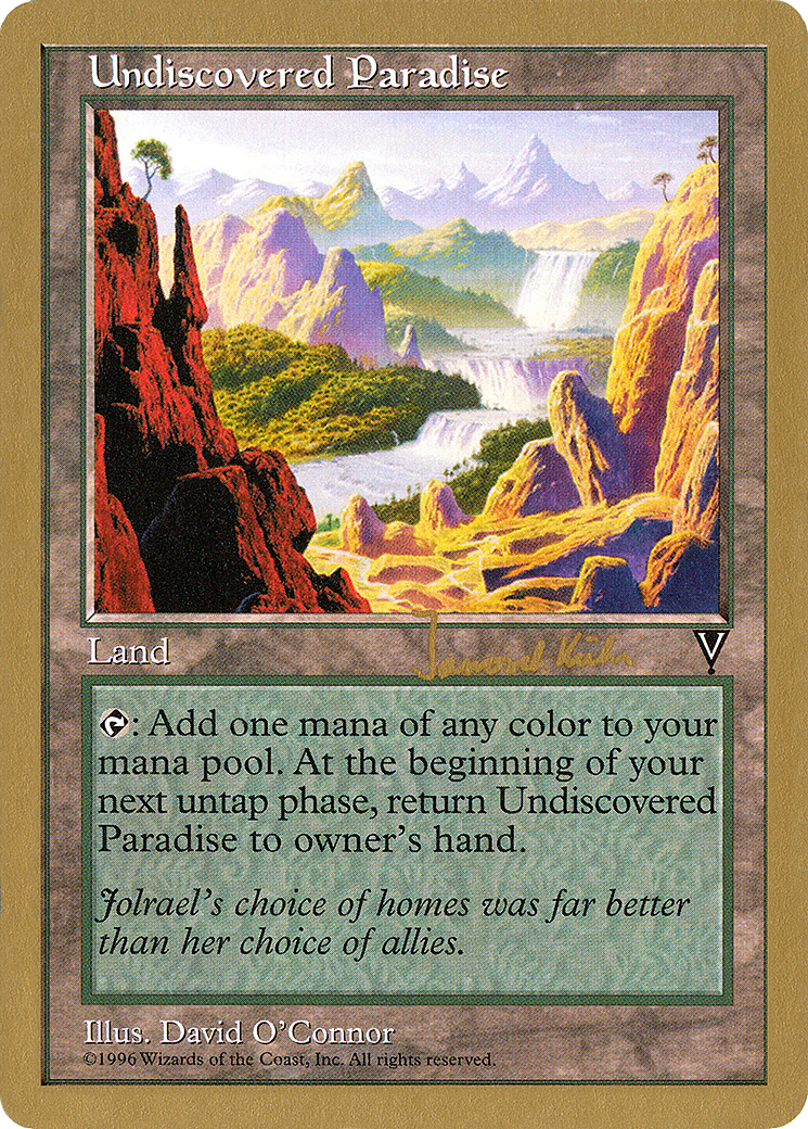 Undiscovered Paradise (WCD-JK167) - World Championship Decks 1997