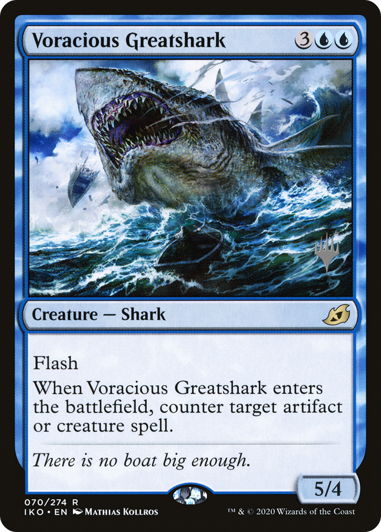 Voracious Greatshark (PPIKO-70P) - Ikoria: Lair of Behemoths Promos Foil