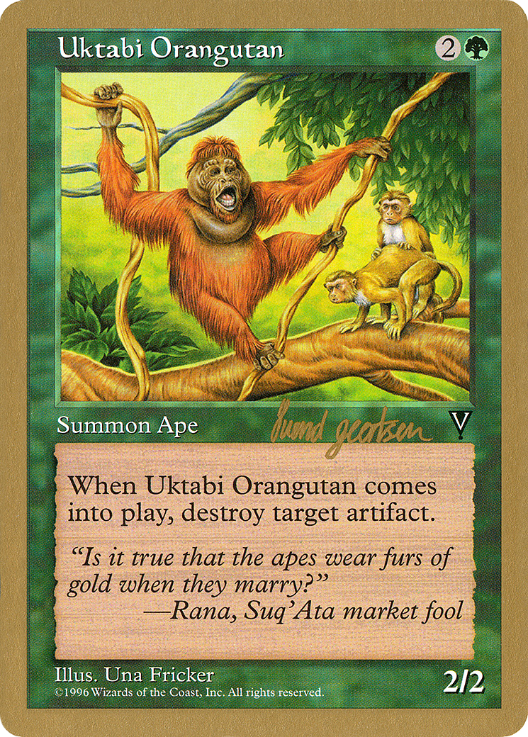 Uktabi Orangutan (WCD-SG123) - World Championship Decks 1997