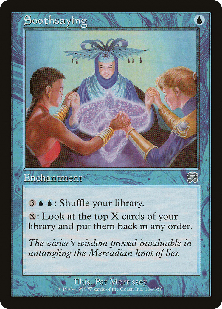 Soothsaying (MMQ-104) - Mercadian Masques