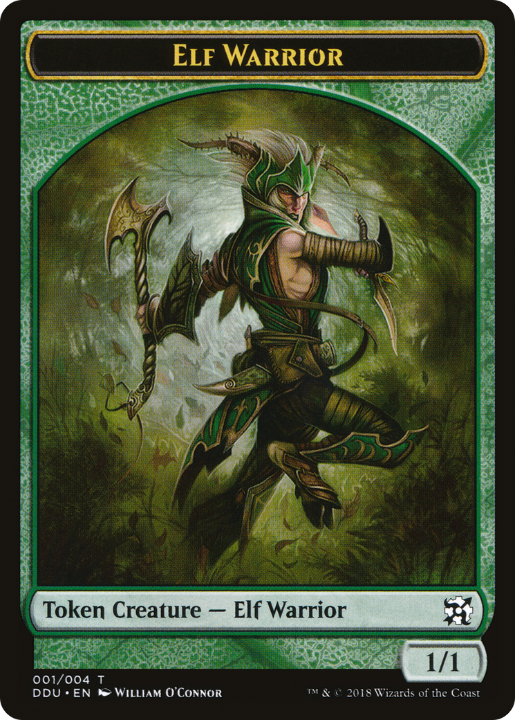 Elf Warrior (DDU-001) - Duel Decks: Elves vs. Inventors Tokens