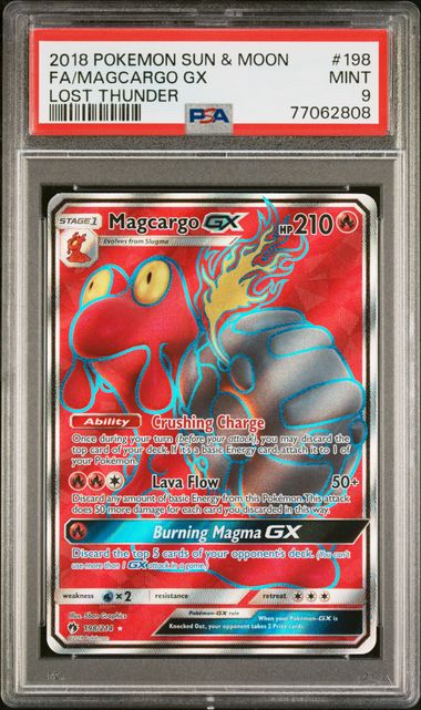 Magcargo GX Lost Thunder 198/214 PSA 9