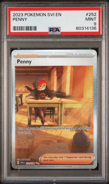 Penny Scarlet & Violet Base Set 252/198 PSA 9
