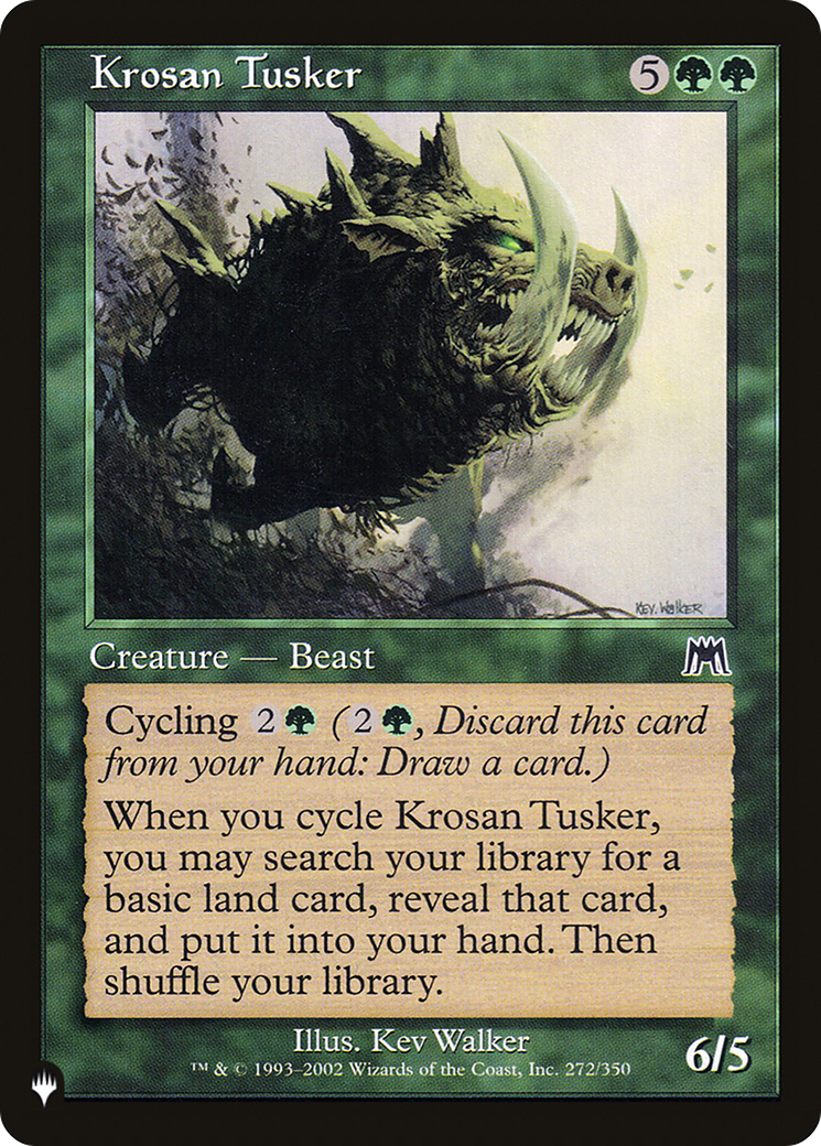 Krosan Tusker (LIST-ONS-272) - The List