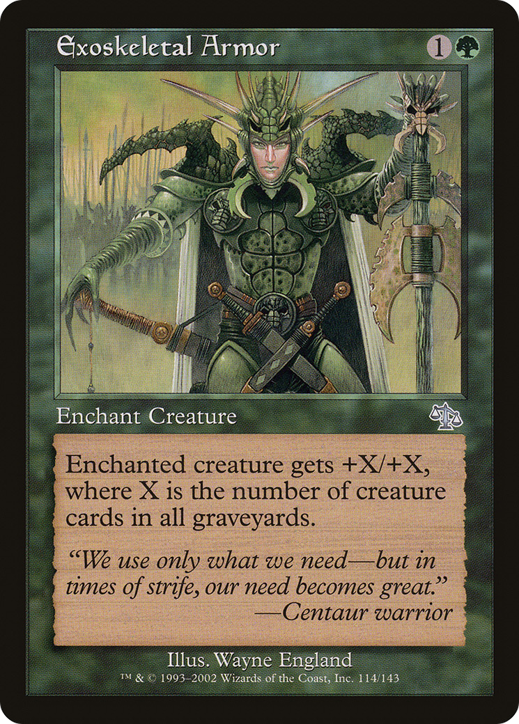Exoskeletal Armor (JUD-114) - Judgment Foil