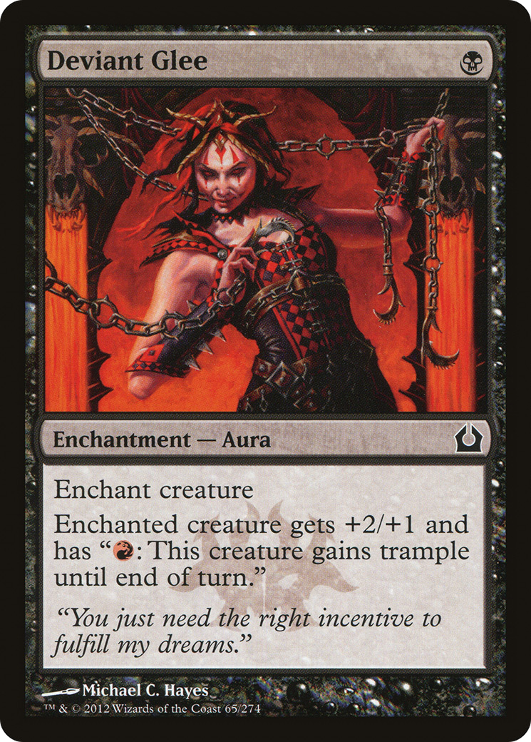 Deviant Glee (RTR-065) - Return to Ravnica Foil