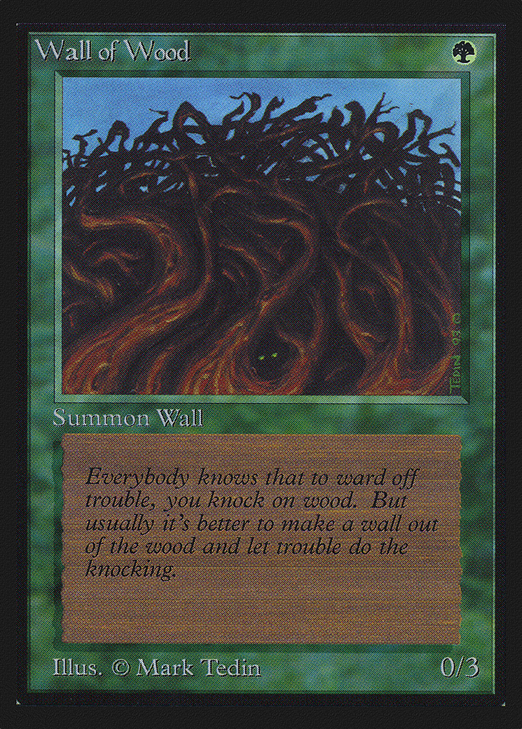 Wall of Wood (IED-226) - Intl. Collectors' Edition