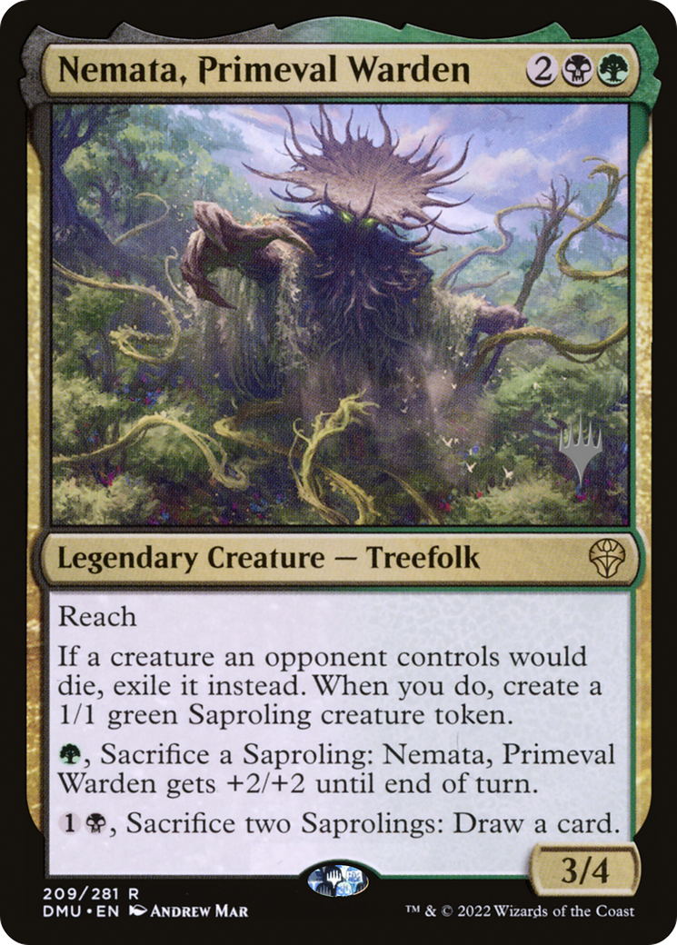 Nemata, Primeval Warden (PPDMU-209P) - Dominaria United Promos Foil