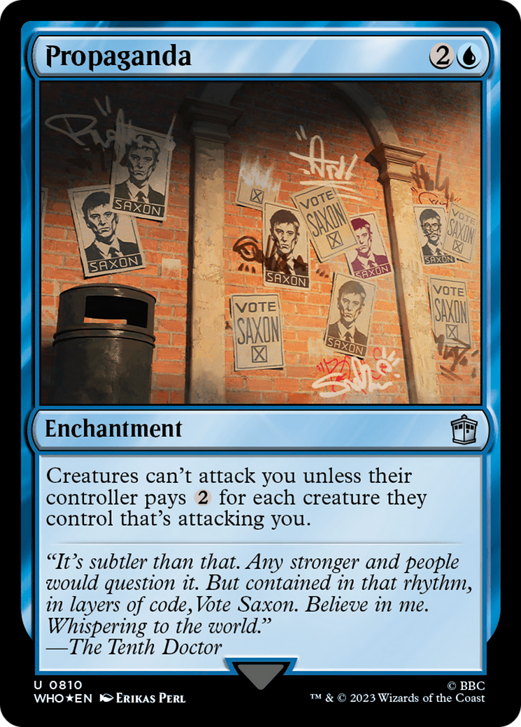 Propaganda (WHO-810) - Doctor Who Foil