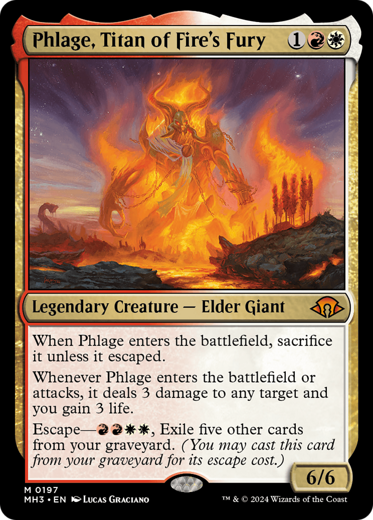 Phlage, Titan of Fire's Fury (MH3-197) - Modern Horizons 3