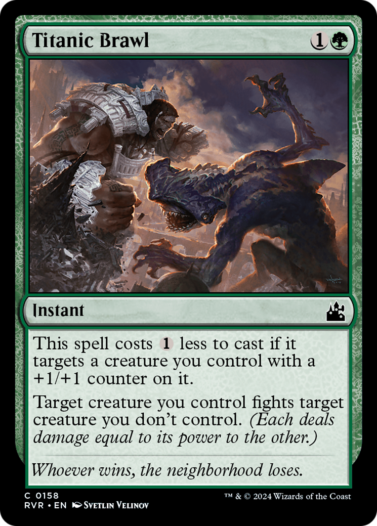 Titanic Brawl (RVR-158) - Ravnica Remastered