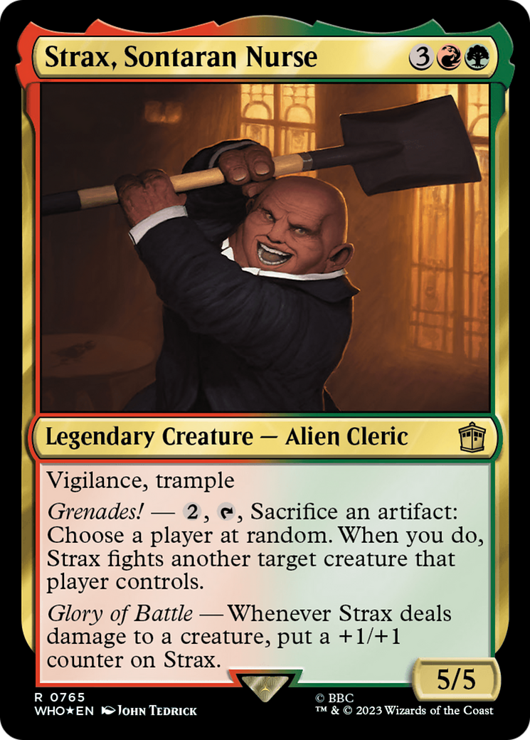 Strax, Sontaran Nurse (WHO-765) - Doctor Who Foil