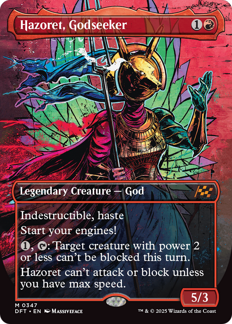 Hazoret, Godseeker (DFT-347) - Aetherdrift (Borderless)