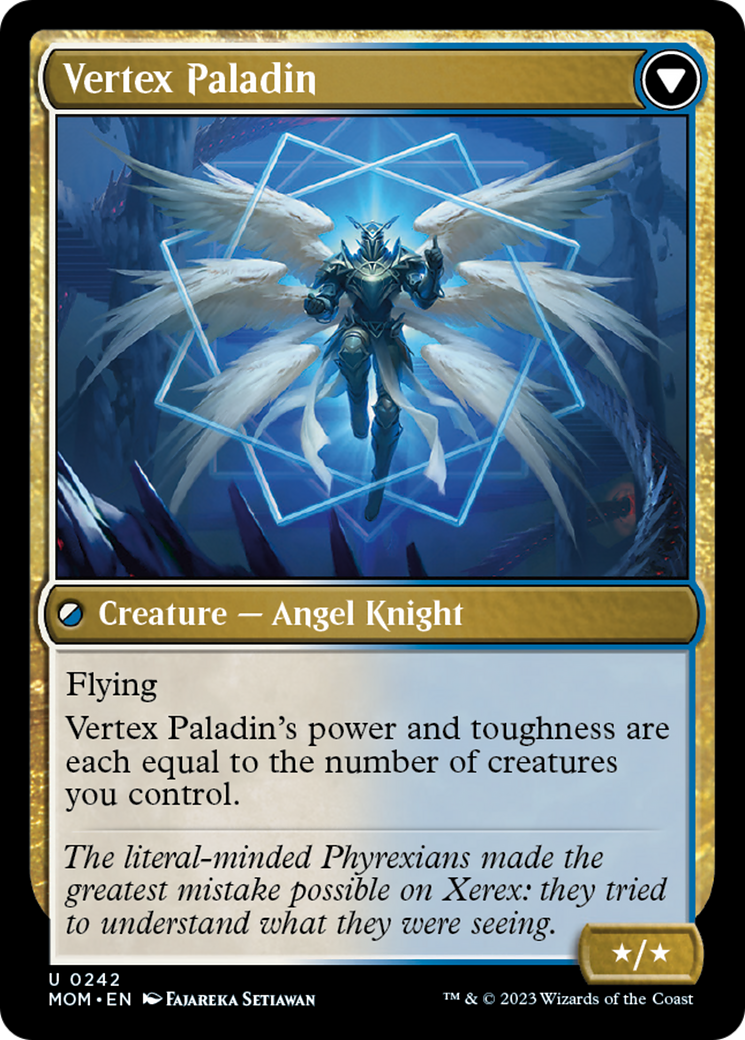 Invasion of Xerex // Vertex Paladin (MOM-242) - March of the Machine Foil