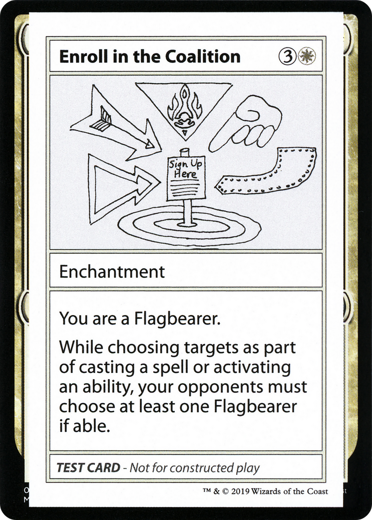 Enroll in the Coalition (CMB1-004) - Mystery Booster Playtest Cards 2021