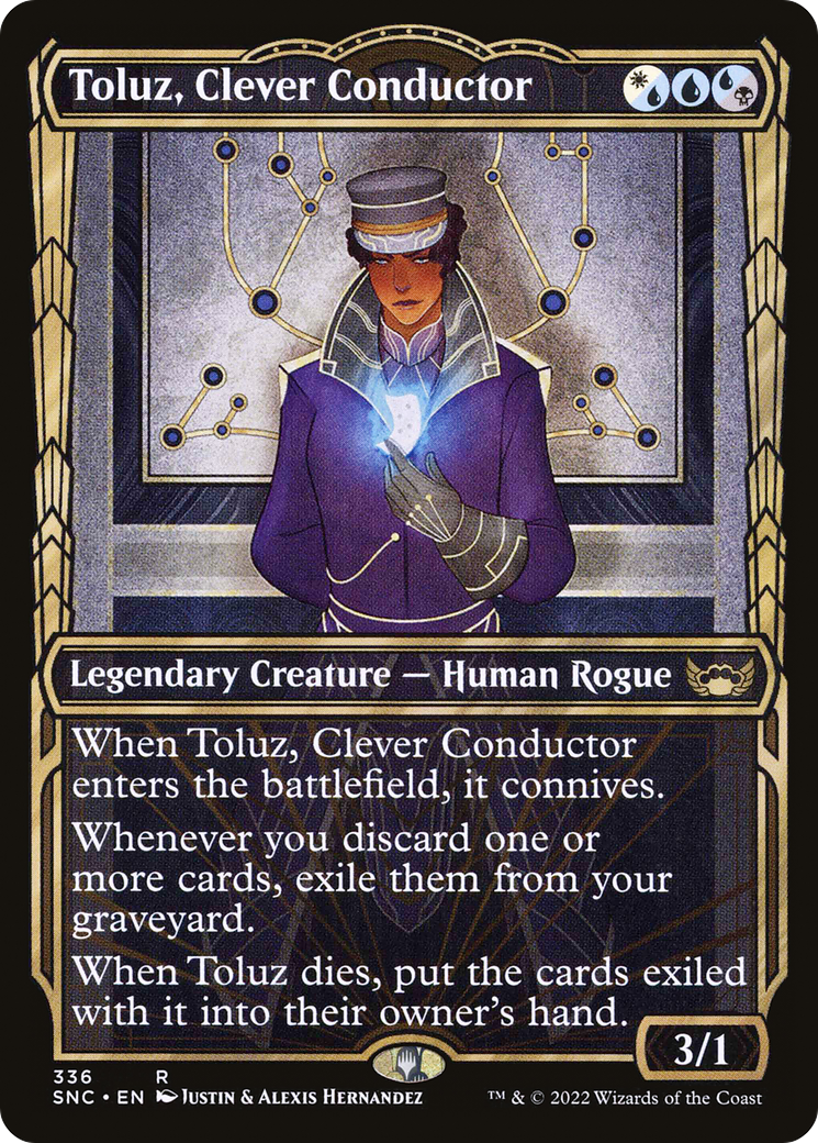 Toluz, Clever Conductor (SNC-336) - Streets of New Capenna: (Showcase) Foil