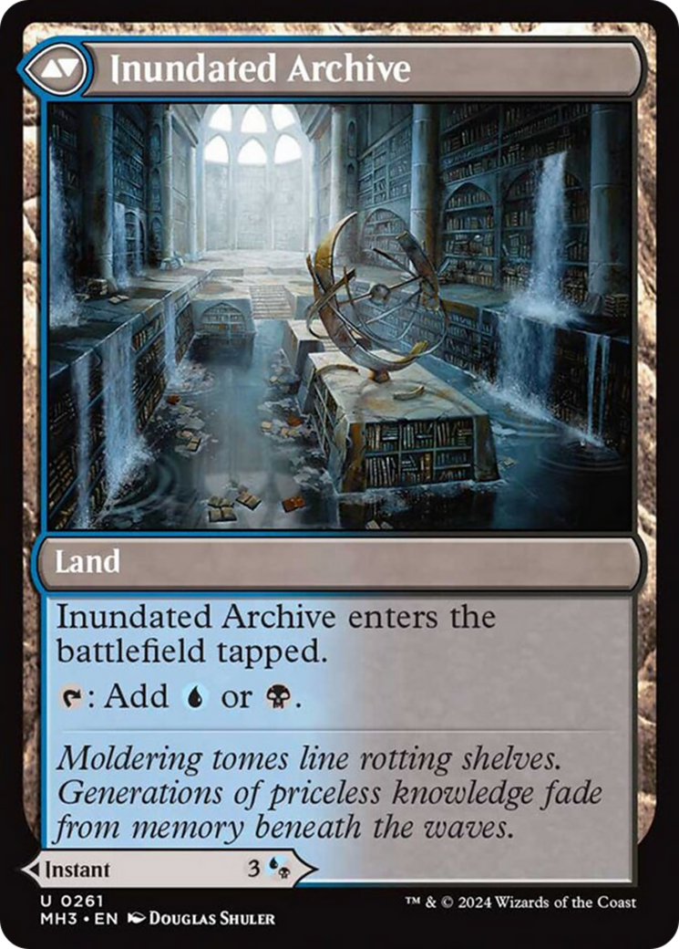 Waterlogged Teachings (MH3-261) - Modern Horizons 3 Foil