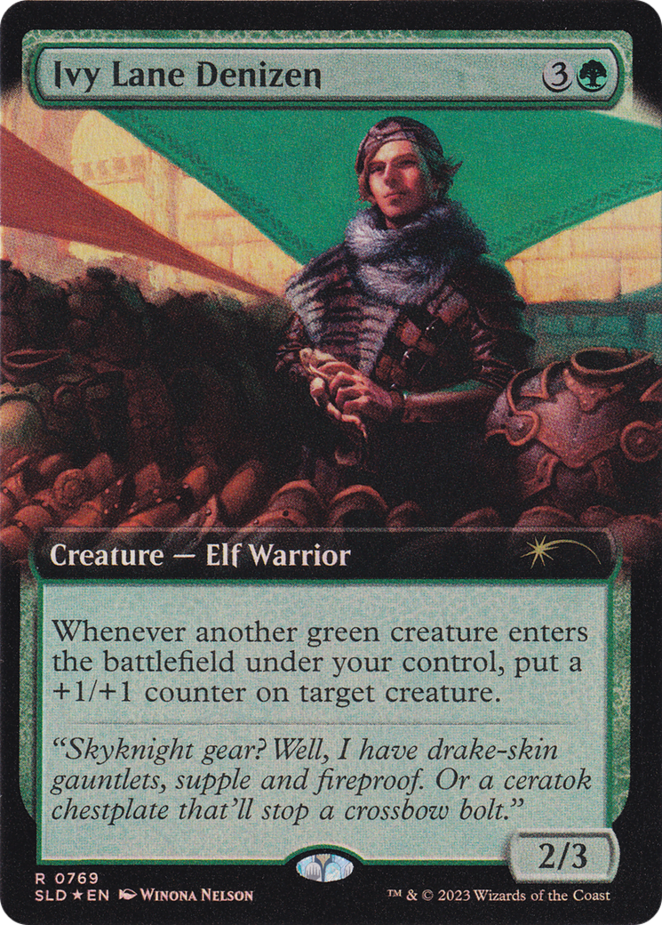 Ivy Lane Denizen (SLD-769) - Secret Lair Drop: (Extended Art) Foil