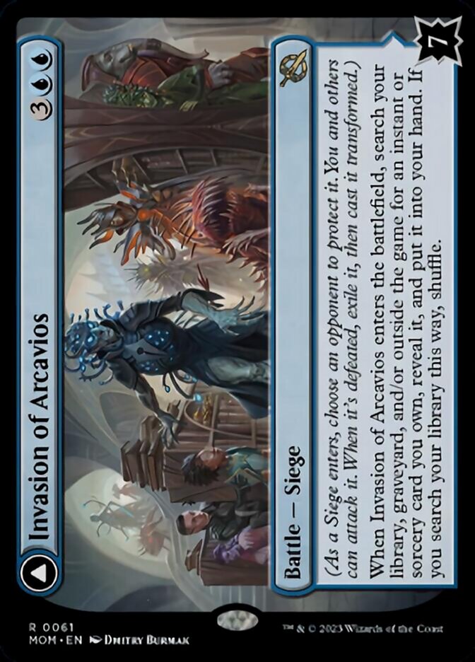 Invasion of Arcavios // Invocation of the Founders (MOM-061) - March of the Machine Foil