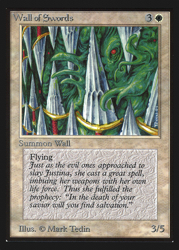 Wall of Swords (IED-043) - Intl. Collectors' Edition