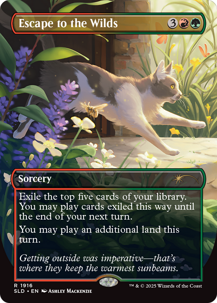 Escape to the Wilds (SLD-1916) - Secret Lair Drop (Borderless)