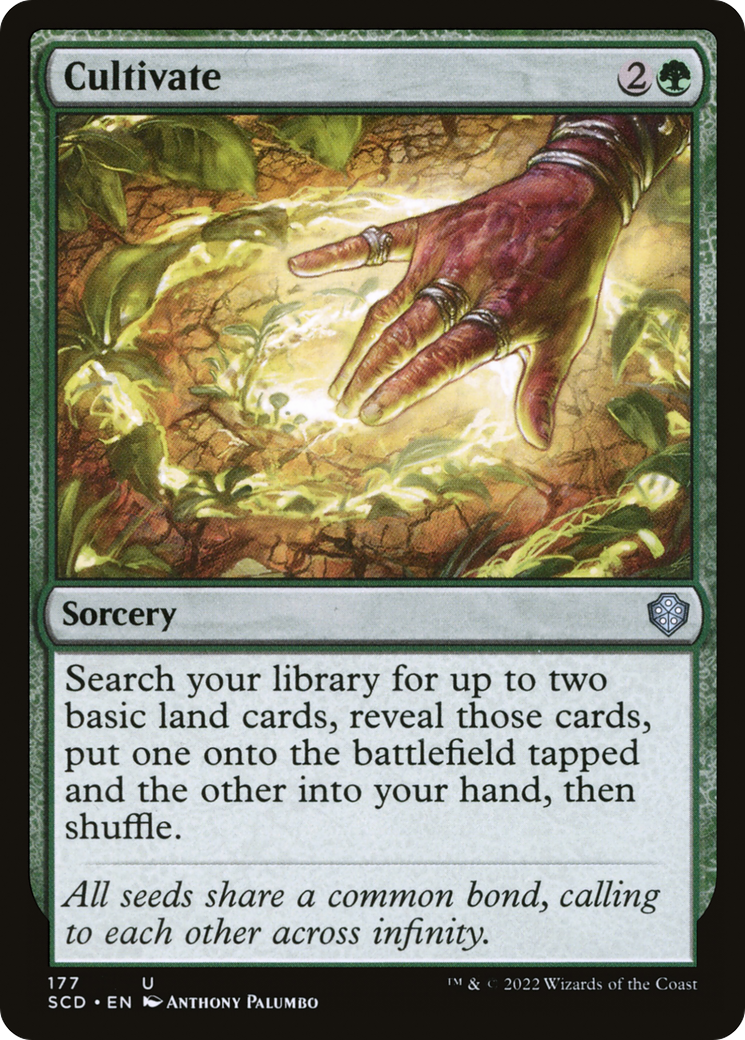 Cultivate (SCD-177) - Starter Commander Decks