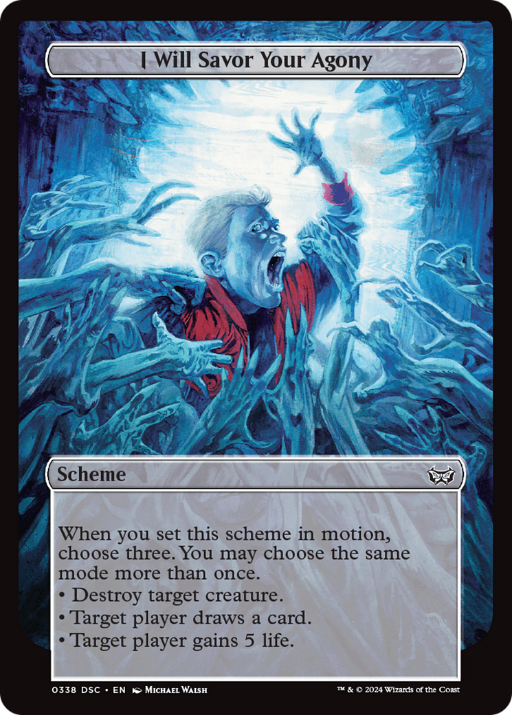 I Will Savor Your Agony (A:DSC-338) - Duskmourn: House of Horror Commander