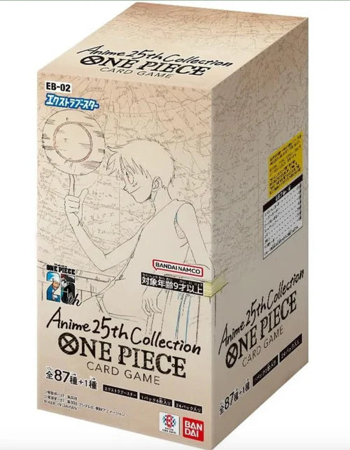 One Piece: Anime 25th Collection EB-02 Booster Box (Japanese) One Piece: Anime 25th Collection EB-02 Booster Box (Japanese)