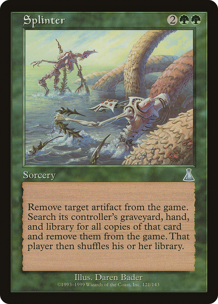 Splinter (UDS-121) - Urza's Destiny Foil