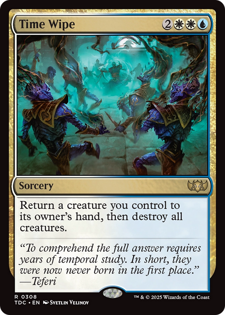 Time Wipe (TDC-308) - Commander: Tarkir: Dragonstorm