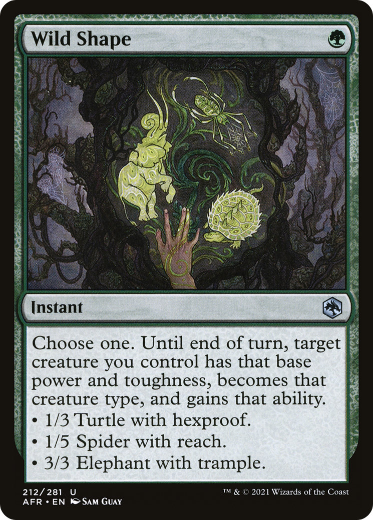 Wild Shape (AFR-212) - Adventures in the Forgotten Realms Foil