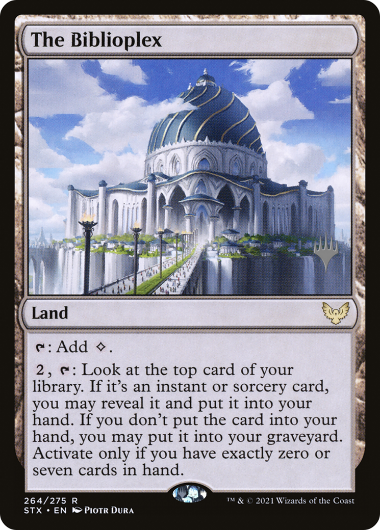 The Biblioplex (PPSTX-264P) - Strixhaven: School of Mages Promos Foil