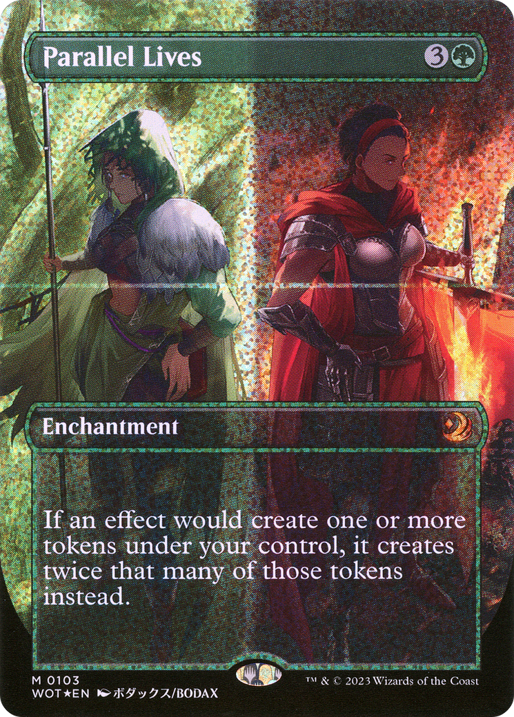 Parallel Lives (WOT-103) - Wilds of Eldraine: Enchanting Tales (Borderless) Foil